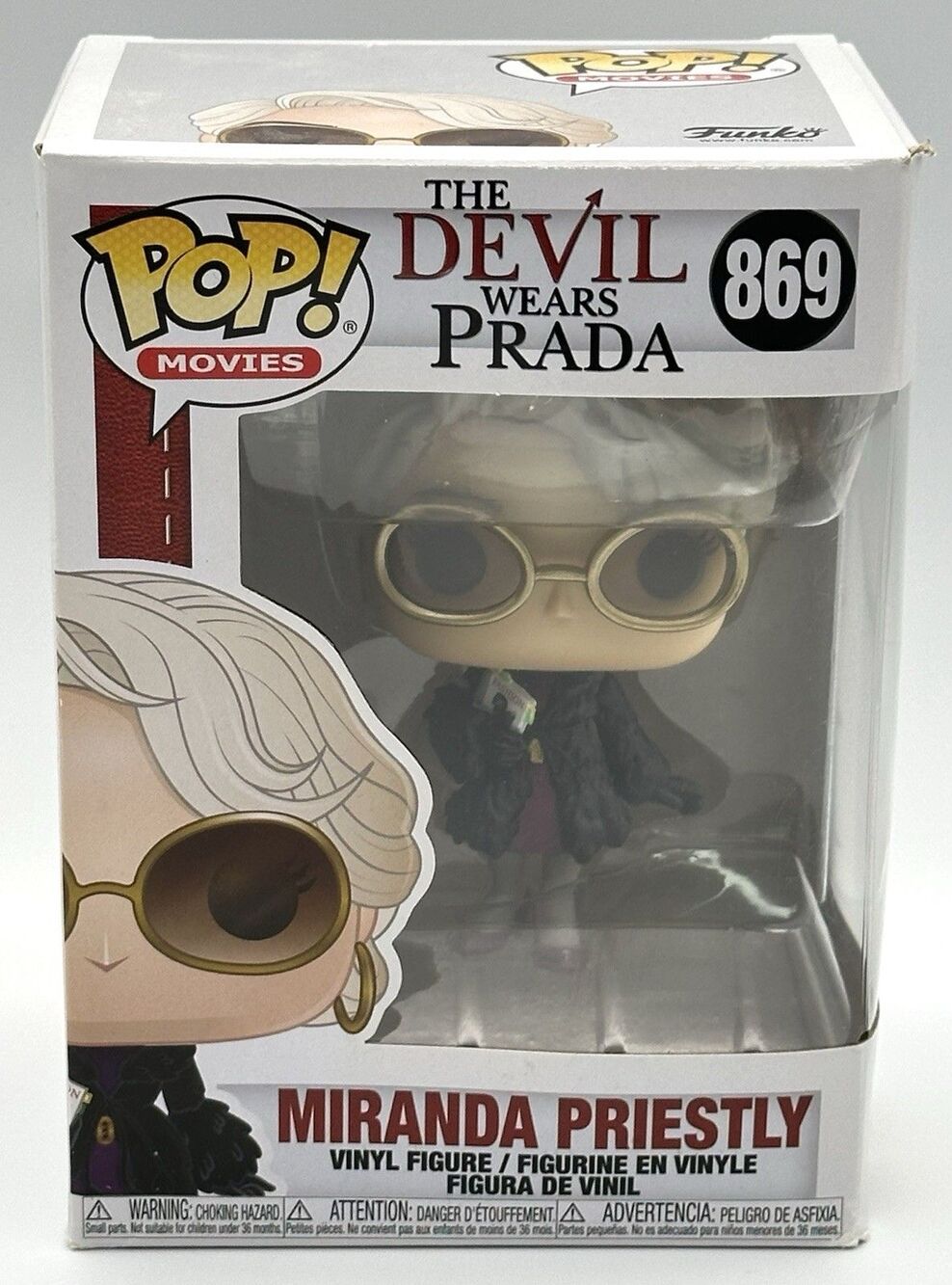 Vaulted Funko POP! #869 Movies Devil Wears Prada Miranda Priestly Vinyl Figure